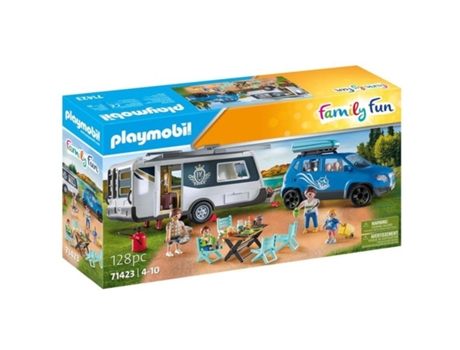 Caravana Con Coche PLAYMOBIL