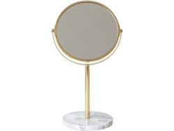 Miroir Cosmétique De Bureau En Marbre Doré Base En Y Soporte Facile À Nettoyer, Sans Déformation