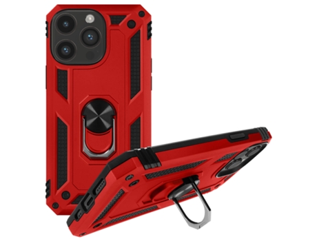 Funda para iPhone 15 Pro Max AVIZAR Acrílico Rojo