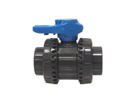 Válvula de pvc de doble unión de 75 mm vib75c FIP FIP