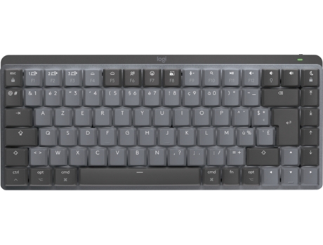 LOGITECH MX Mini Mechanical for Mac teclado Bluetooth AZERTY Francés Grafito, Gris