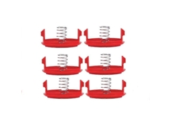 N1g Para Craftsman 6 Tapas De Carrete + 6 Resortes Repuestos Para Cortacésped L1j, Cmzst120sc