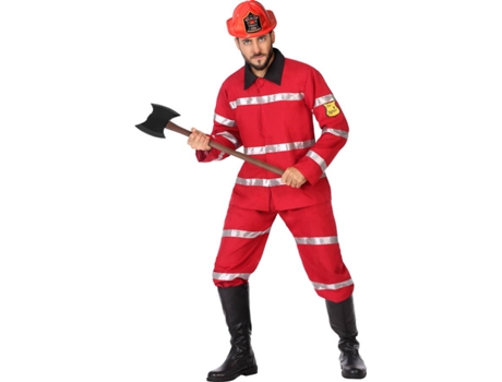 Disfraz de Hombre DISFRAZZES Bombero (Talla: M/L)