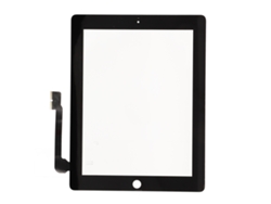 Reemplazo De Vidrio Digitalizador De Pantalla Táctil De Vidrio Templado De Alta Resistencia, Reemplazo De Pantalla De Pestaña Negra Para Tableta Ios 3