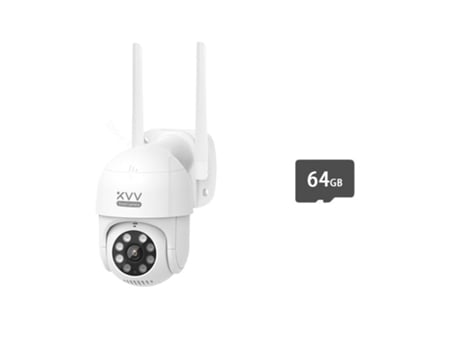 Cámara de Vigiláncia SLOWMOOSE Ip65 Xiaomi HD Giratória de Visión Nocturna Infrarroja