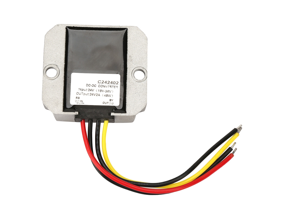 Módulo Regulador De Voltaje Convertidor Step Up Down Boost Buck 18-36v A 24v 2a