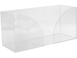 Dispensador De Papel Higiénico De Acrílico Transparente, Servilletero De Mesa Multiusos Para Oficina.