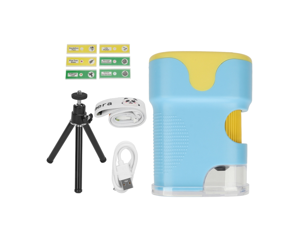 2026-microscopio De Mano Para Niños Kit Microscopio Portátil Hd Recargable