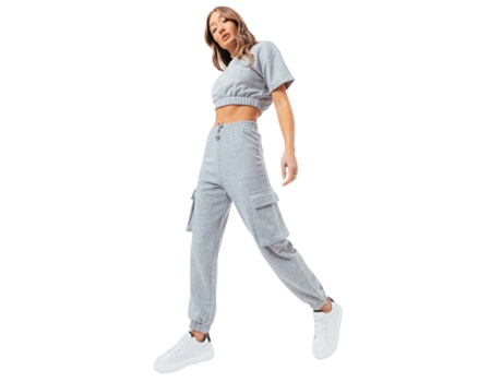 Chándal JUSTHYPE Mujer (Algodón - Gris - 38)