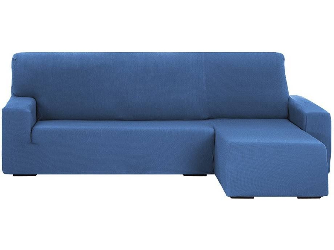 Funda Chaise Longue TODOPARAMICASA Túnez Azul Azafata (240 cm)
