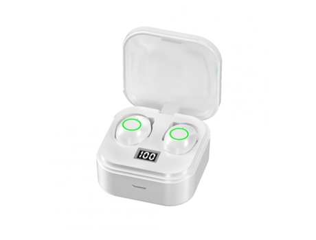 Auriculares Bluetooth True Wireless Tg01 02 Mini 5.1 compatible con pantalla digital estéreo en la oreja con control táctil Tg02Mini blanco