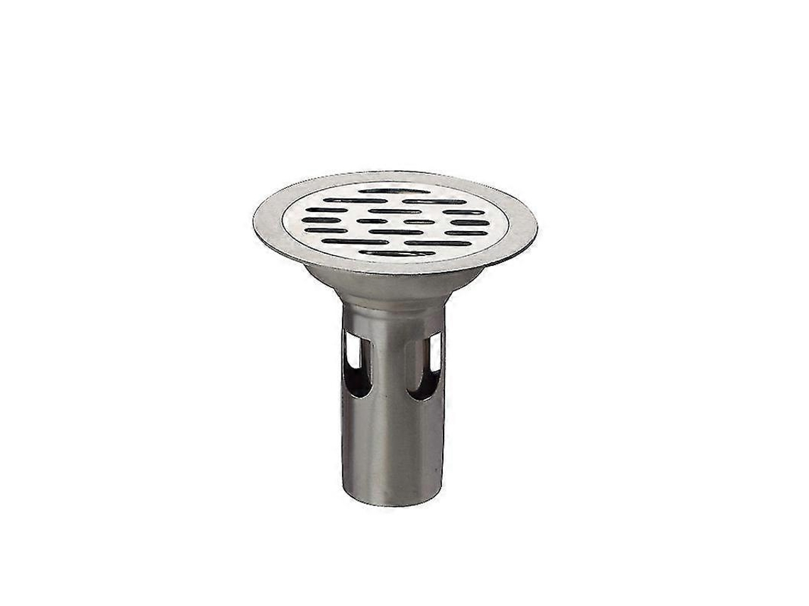 Drenaje De Baño Redondo De 10cm Con Trampilla De Acero Inoxidable 304 Y Tapa Antidesgaste