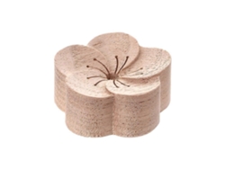 Difusor de aromas con forma de flor, hecho de madera, para aromaterapia, ideal para usar en el coche, como incienso, para refrescar el ambiente, para conciliar el sueño y como elemento decorativo para el hogar.