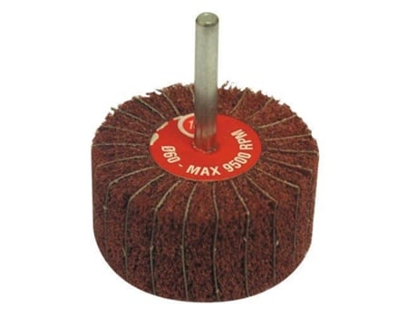 CALFLEX-rvm6030/6.180-ruedas mixtas con vástago rvm (Ø ext. 60 mm espesor 30 mm vástago 6 mm grano 180)