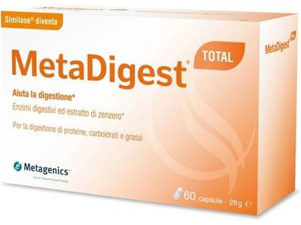 Complemento Alimentar METAGENICS Metadigesto Total (60 cápsulas)