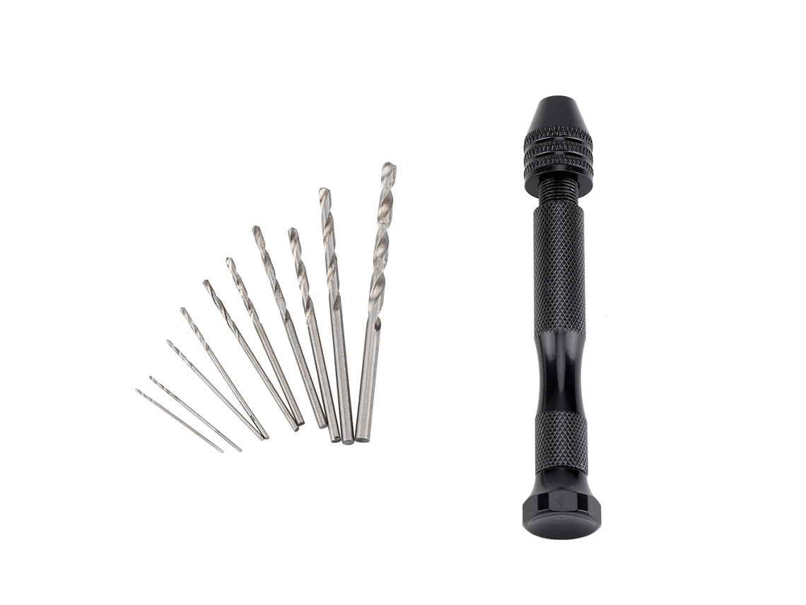 Juego De Brocas Helicoidales Manuales Con Herramienta De Perforación Para Madera, Plástico Y Proyectos De Bricolaje N.° 1