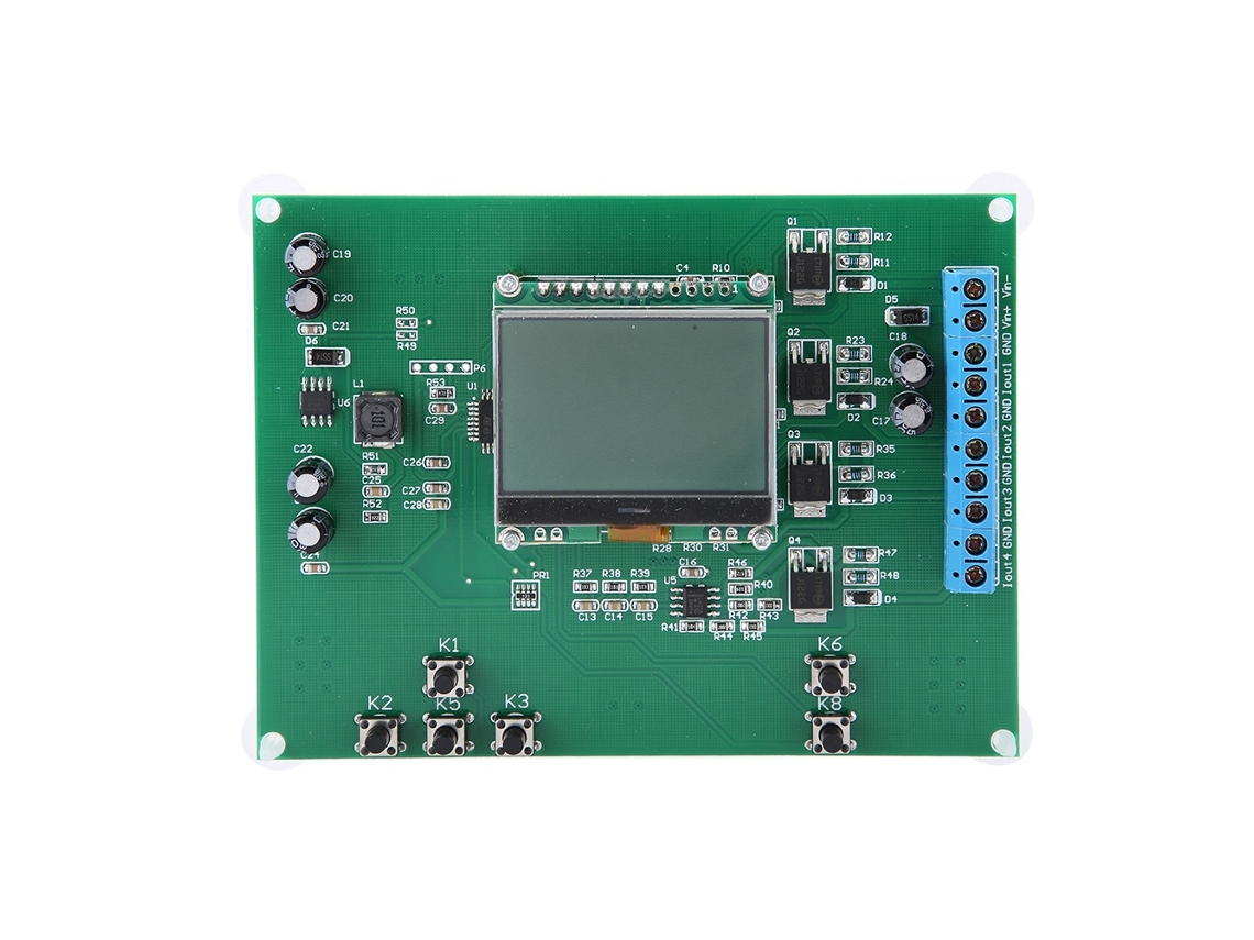 Generador de señales de corriente (4 canales, pantalla LCD)