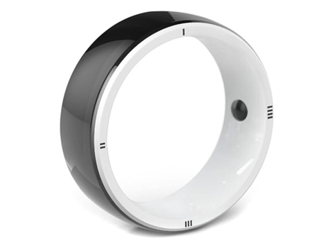 Smart Ring Chronus R5 128 GB para compartir unidad función NFC 6 tarjetas RFID integradas para iOS Android (blanco y negro M) BISBISOUS