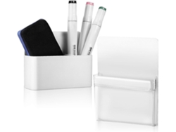 Besportble Stobaza De Plástico Blanco Y Oficina - Práctico De Usar: Ideal Para Guardar Marcadores, Repuesto...