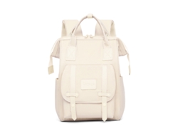 Mochila para portátil de mujer, para el trabajo y los viajes, 15 pulgadas, blanca HEXINYIGJLY