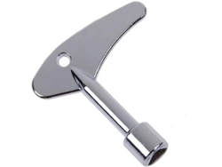 Llave triangular de acero inoxidable para ascensores, técnicos, fontaneros, cajas de control y contadores.