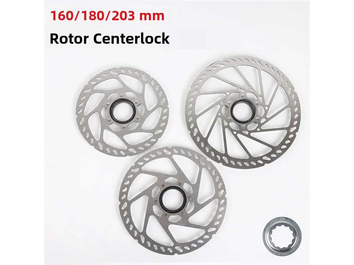 Rotores de freno de disco Centerlock para bicicleta de montaña (160/180/203 mm), piezas de freno hidráulico duraderas Vayotoy