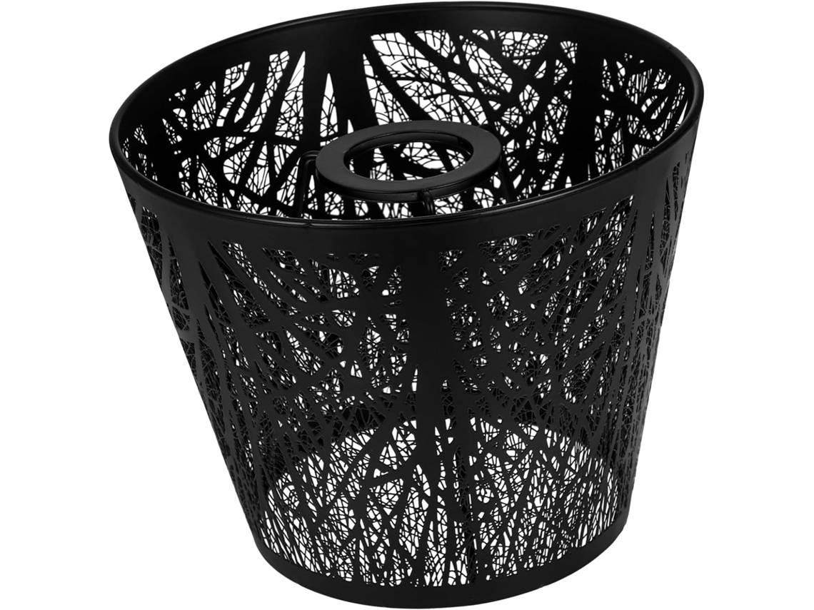 Lámpara De Mesilla De Noche De Hierro E27 Para Dormitorio, Negra
