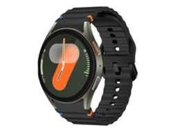 Correa para Samsung Galaxy Watch 7 (40 mm/44 mm) - Silicona cosida con diseño de ondas