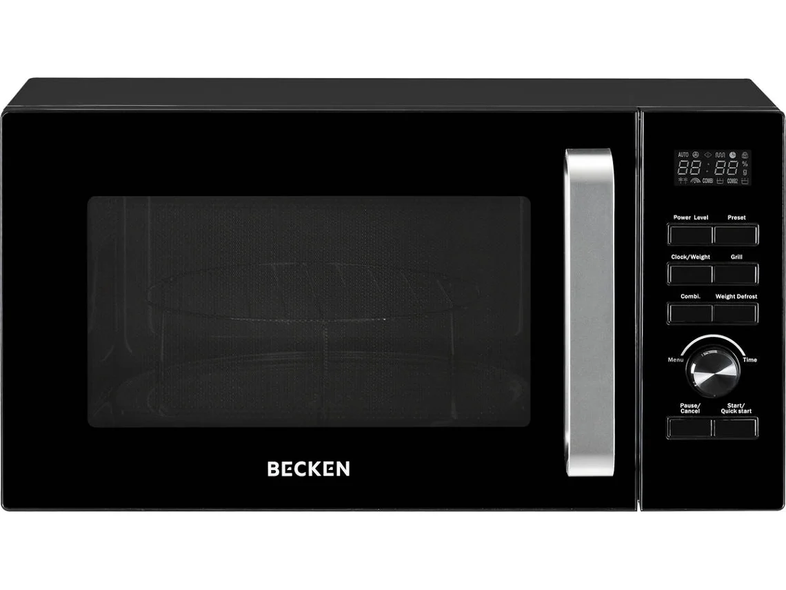 Microondas BECKEN BMW4443 (25 L - Con Grill - Negro)