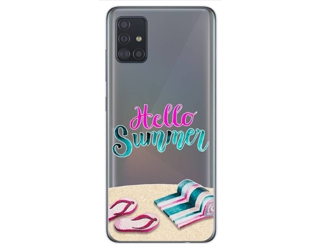 Carcasa Samsung Galaxy A51 TUMUNDOSMARTPHONE Dibujos Transparente Multicolor