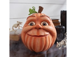 2026altiro-decoración De Calabaza Terrorífica De 16,8 Cm, Cabeza De Calabaza Con Expresión Grotesca Para Halloween.