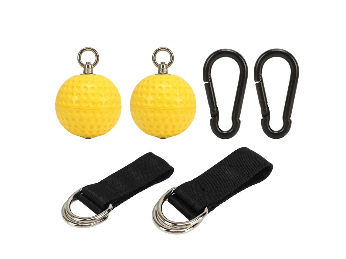 Empuñadura De Balón Antiderrame Con Correas De Tracción Multifuncionales Para Entrenamiento De Fuerza Y Escalada.
