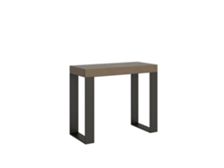 Consola extensible Tecno Small Premium gris paloma 90x40/196 cm Itamoby