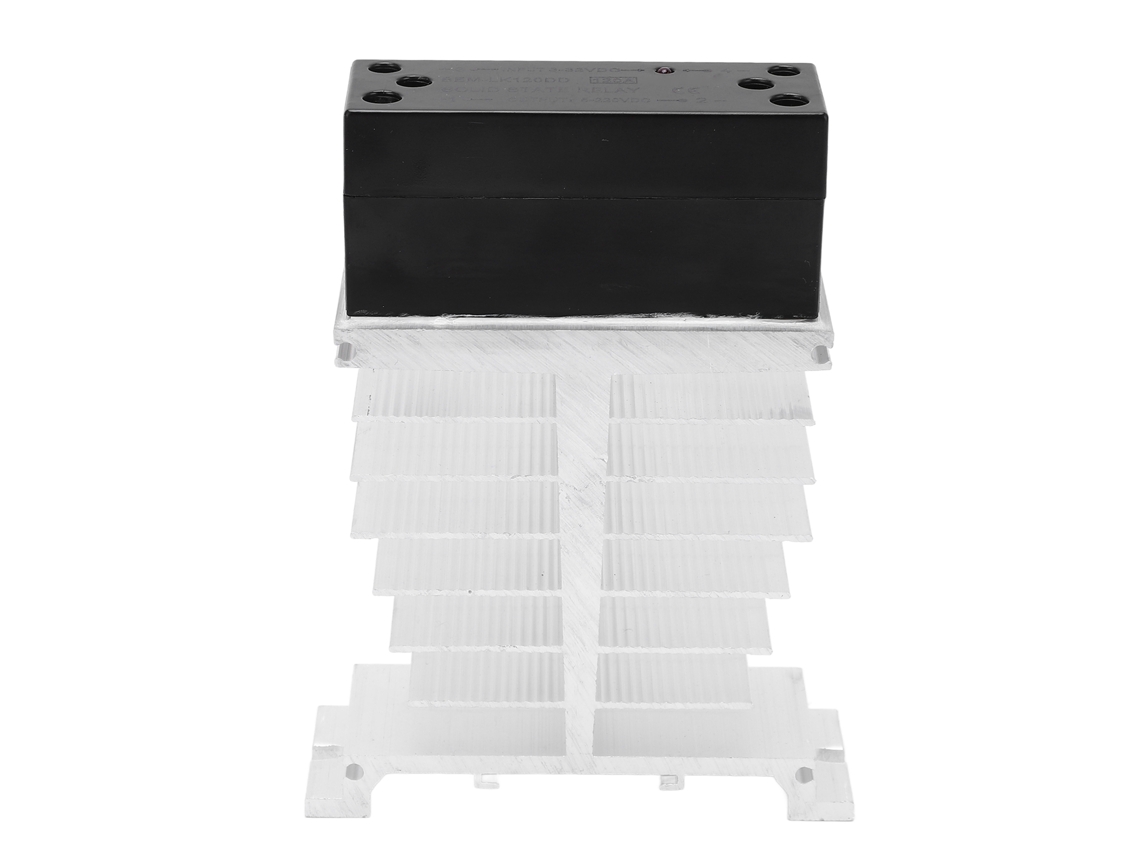 2026-relé De Estado Sólido Berm Dc A Dc Con Disipador De Calor Módulo Ssr Seguro 120a Entrada 3‑32vdc Salida 5‑220vdc