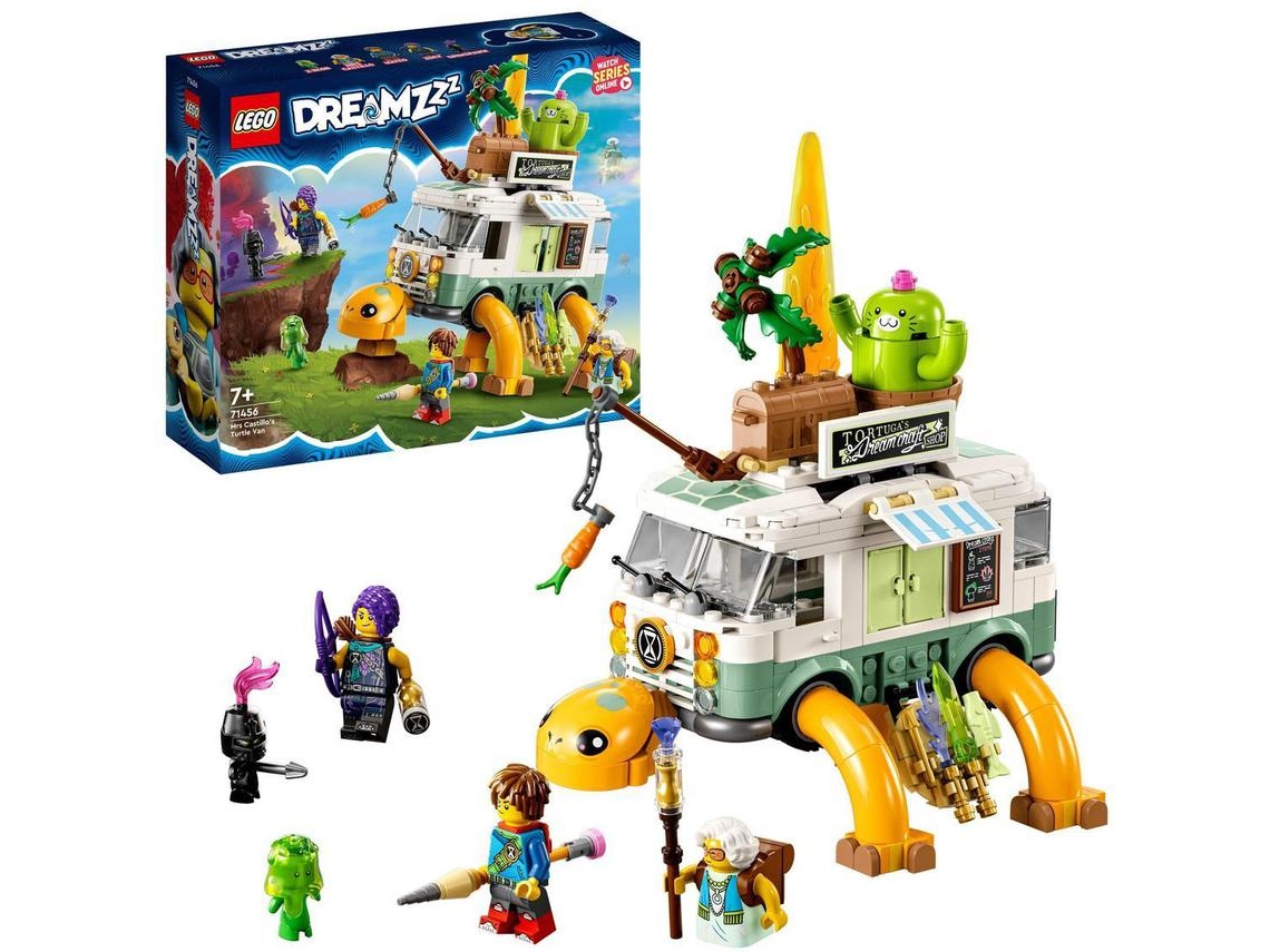 LEGO DREAMZzz: A Carrinha Tartaruga da Sra. Castillo – O set de construção inclui 2 formas de construir uma autocaravana tartaruga (434 peças)
