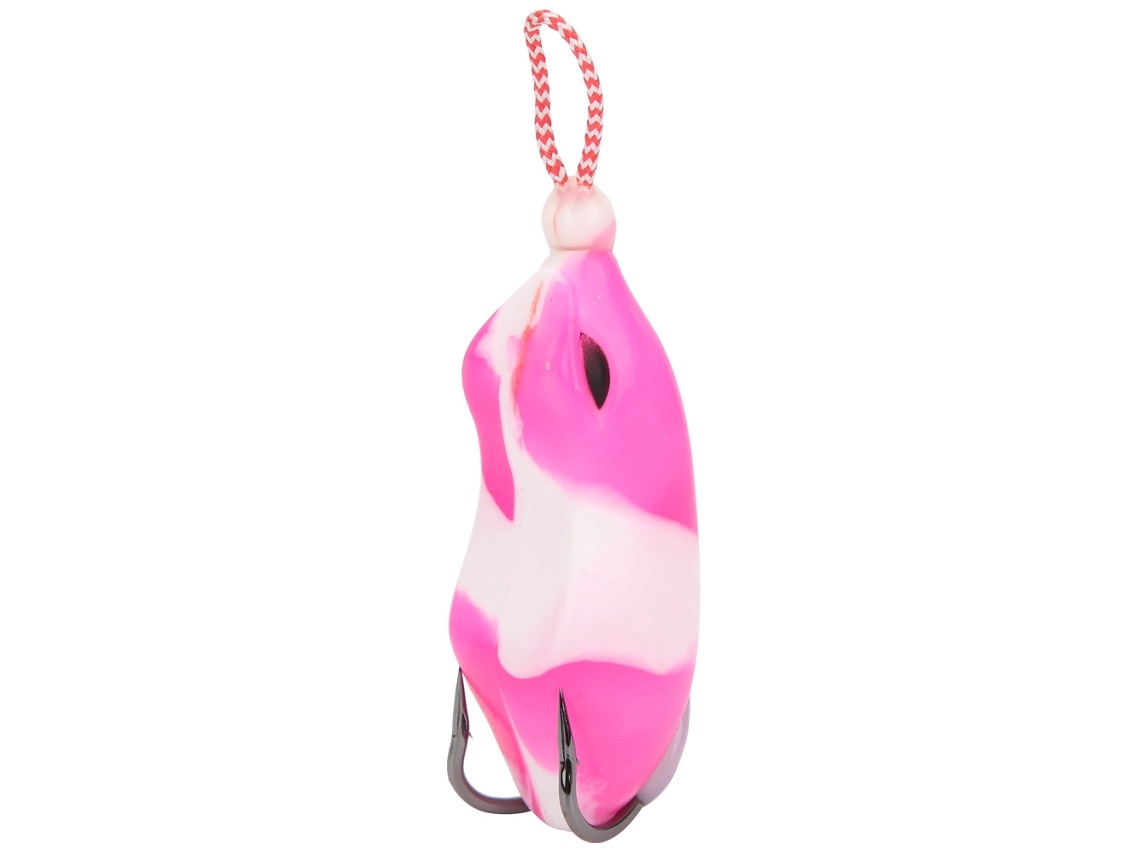 Señuelo De Pesca Con Forma De Rana Simulada Con Dos Anzuelos Para Pesca Con Serpiente, Lanzamientos Largos, Alta Eficiencia.