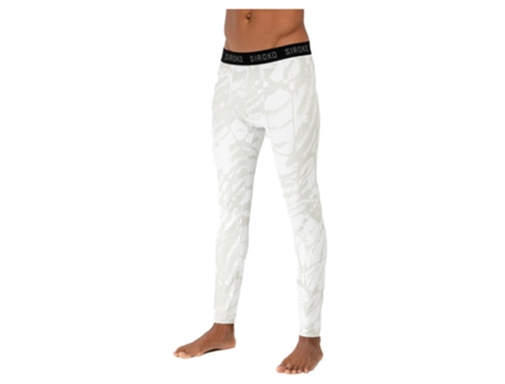Calça SIROKO Perneiras Térmicas Foggy Branco S Homem