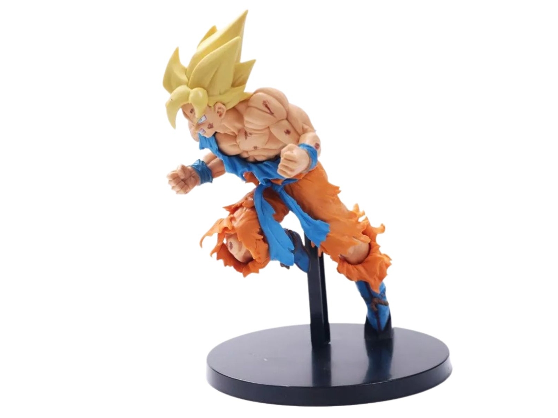 Estatua de Dragon Ball Z | Son Goku Super Saiyajin | 20 cm | Edición 50 Aniversario | Sin caja