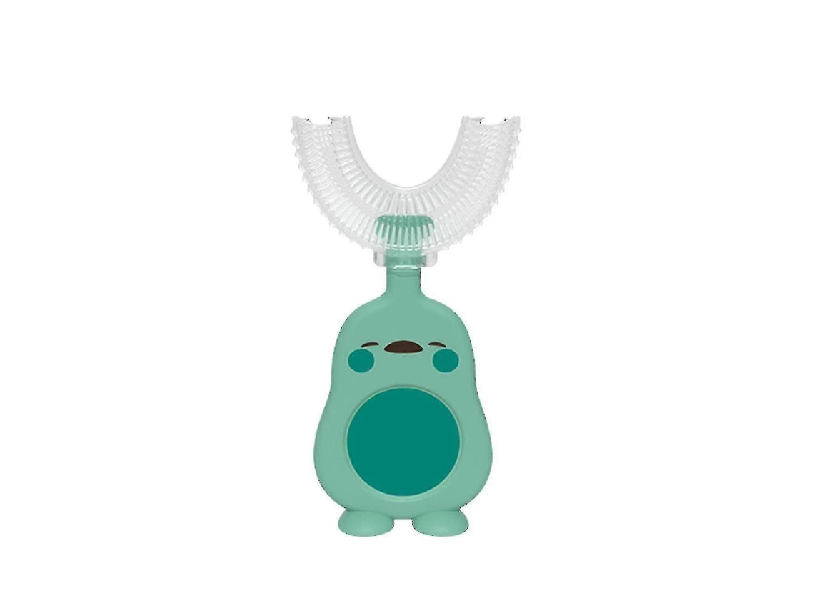 Escova De Dentes Macia 360 Silicone Para Crianças Em Forma De U Traje Escova De Dentes Para 2-12 Anos