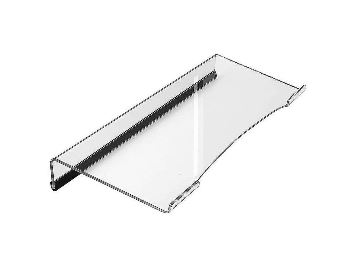 Fasst-soporte De Teclado De Acrílico Inclinado Ergonómico Transparente Con Tiras Antideslizantes Y Borde Delantero Bajo Para Ordenador