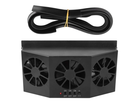 Ventilador Portátil para Carro Extractor Movido a Energía Solar de 5000 Rpm Ventilador de Ventilación para Carro con Tres Ventilador Ventilador De