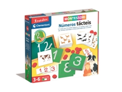Montessori Números táctiles Clemente Educación PFF 67741 (Edad recomendada: 3 años)