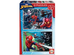 Conjunto de 2 Puzzles EDUCA Spiderman (100 Piezas)