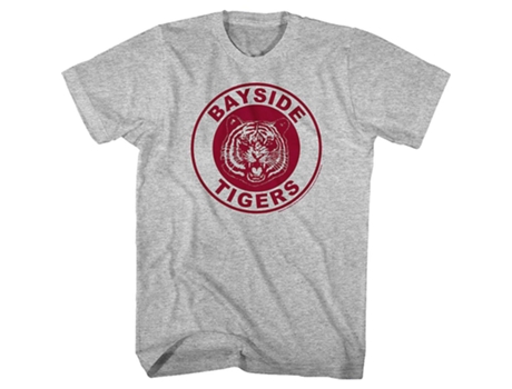 Camiseta ROCKINSTONE con cara de tigre salvada por la campana (XL)