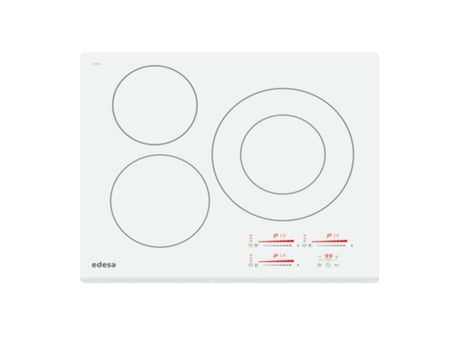 Placa de Inducción EDESA EIMS-6330 B WH (Eléctrica - 62 cm - Blanco)