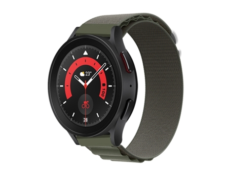 Correa de reloj inteligente para Amazfit GTS4 Mini / Coros Pace 2 Correa de reloj de nailon universal de 20 mm (verde)