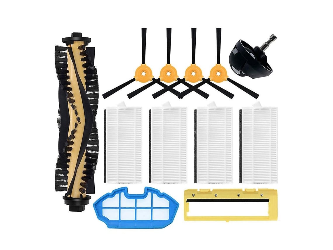 12pcs para cecotec conga 990 5040 eufy hepa filtro principal escova de rolo