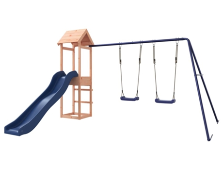 Parque Infantil De Exterior VIDAXL Marrón Madera