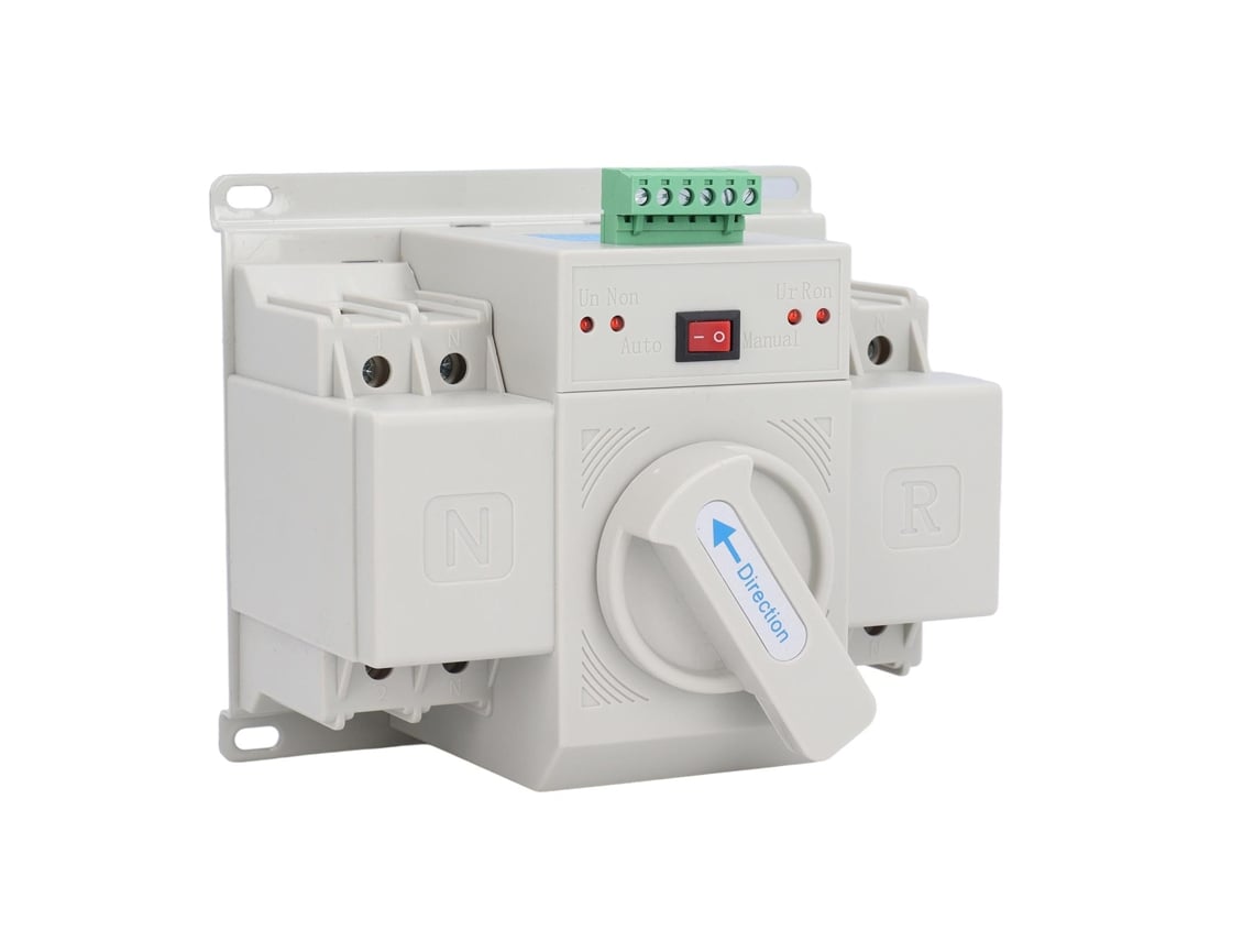 Conmutador De Transferencia Automática 2p Ats De Grado Cb Interruptor Selector Eléctrico De Doble Potencia 230v