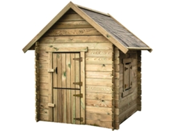 Casa de madera Sophie 120 x 120 x 159 cm Hábitat y jardín